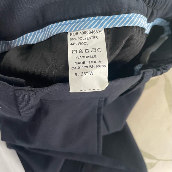 Nordstrom black suit with white shirt - Picture 2 of 5